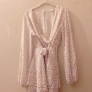 Polka dot romper